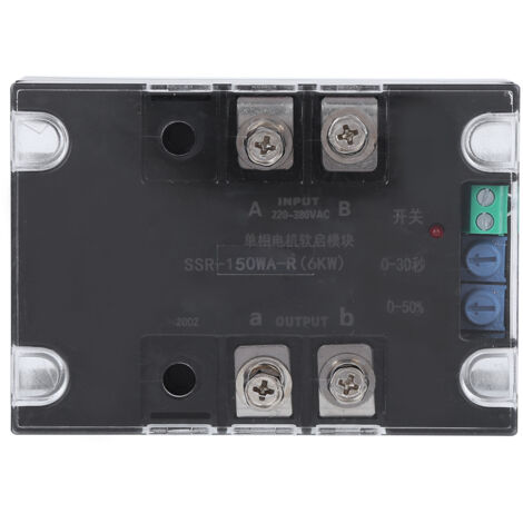 Contrôleur de démarrage progressif, fond en laiton, accessoires de moteur monophasé/biphasé pour module de ventilateur de pompe à eau (1/5)