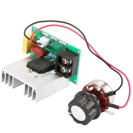 Contrôleur électronique de vitesse de moteur AC 0-220V 8000W, régulateur de tension haute puissance
