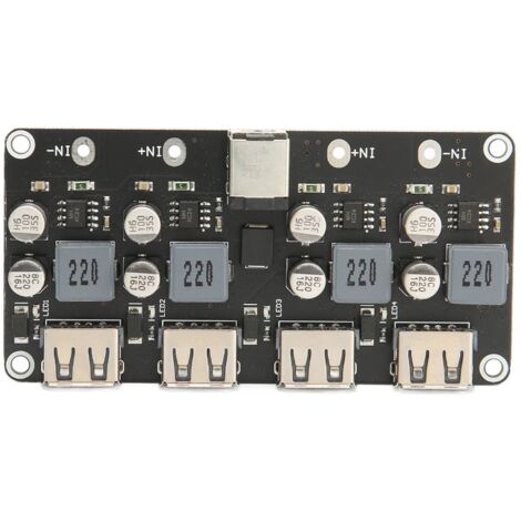 Module de Charge rapide à 4 voies 12V 24V à QC3.0, carte de conversion de Charge de téléphone USB (1/5)