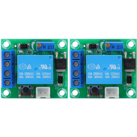 Panneau de Protection contre les sous-tensions de batterie, 2 pièces, PCB, Module de coupure faible 10MA 12V