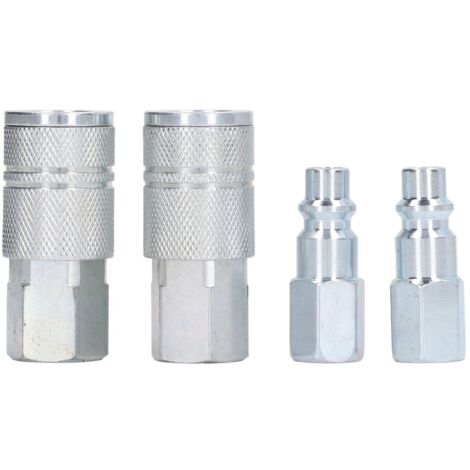 Kit de prise de coupleur d'air, raccords de tuyau à connexion rapide, connecteurs d'accessoires de compresseur NPT 3/8 pouces (1/5)