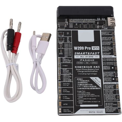 Carte d'activation de batterie de téléphone, charge rapide intelligente à courant élevé, plaque de charge d'activation de batterie
