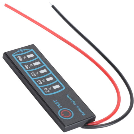 Indicateur de batterie LED, moniteur 3 couleurs pour Batteries acides ternaires au Lithium LiFePO DC5-30V (1/5)