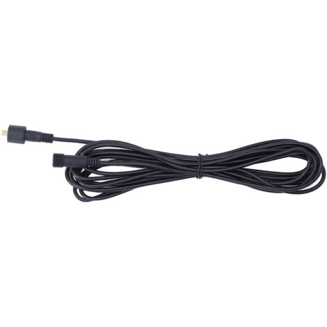 Câble d'extension de lumière solaire DC5.5x2.1mm 5 mètres cordon de fil de ligne 12V 24V universel (1/5)