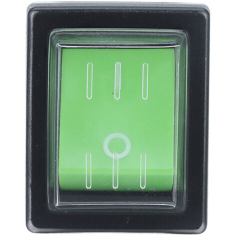 Interrupteur d'alimentation à réponse rapide, 4 broches, Compact, facile à remplacer, Durable, pratique, bouton vert pour Instruments (1/5)