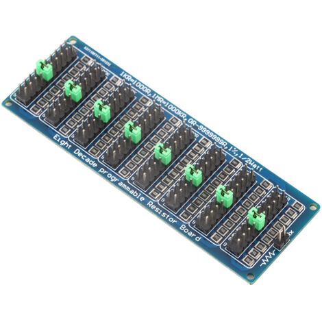 Carte de résistance programmable 0,1R – 9999999R, composant électronique de précision à 8 sections (1/5)