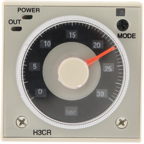 Relais temporisé, relais temporisé étanche de haute précision grande capacité de contact H3CR-A pour la communication télécommandée mécatronique automatique