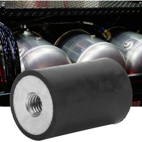 Lot De 4 Plots Anti-vibration En Caoutchouc M4 - Pour Moteur, Compresseur, Pompe - Réduction Bruit Et Chocs
