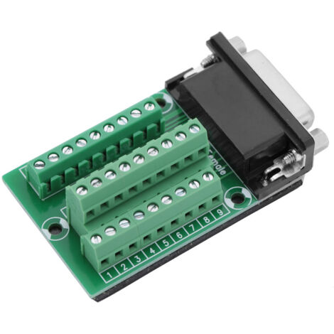 Borne de connecteur, carte de connexion, conception standard durable, câblage facile, femelle DB26-M2 pour le bricolage (1/5)