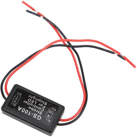 Contrôleur Stroboscopique Sans Fil Universel 12V - Module LED DRL Pour Voiture Et Moto
