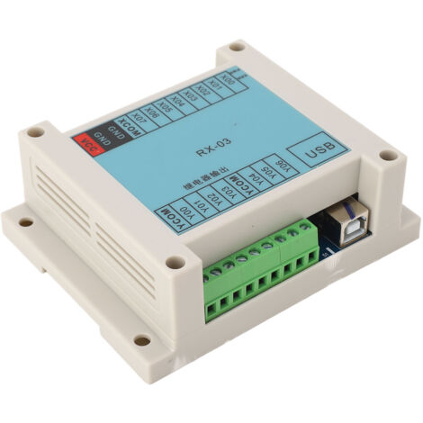 Contrôleur logique Programmable 8 entrées 7 sorties, programmation de téléphone par ordinateur, carte de commande industrielle 12-24V