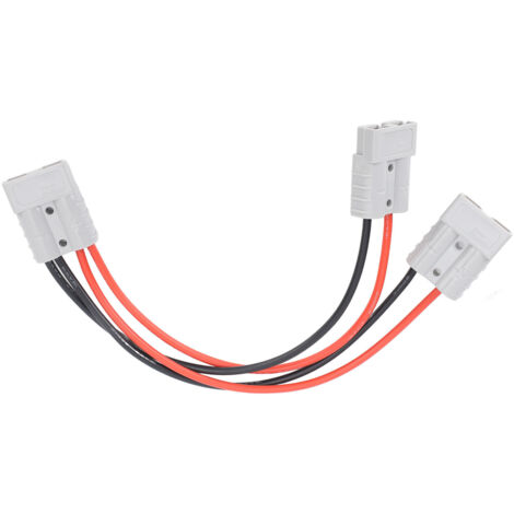 Câble de prise de charge pour chariot élévateur électrique, 600V, 50a, coque PC, broche en cuivre, connecteur de chargeur de batterie 6 à 12 AWG