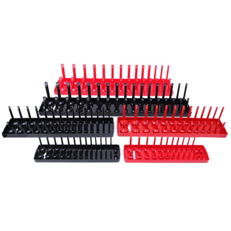 6pcs Metric / pouce Polder Halder Organizer un plateau de rack de stockage en plastique multifonction (1/5)