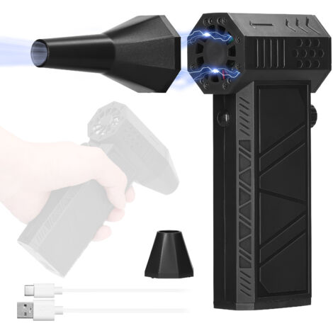 Ventilateur à Jet portable X6, 130,000 tr/min, vitesse du vent 52 m/s, moteur sans balais, turboventilateur canalisé, souffleur de poussière de conduit haute puissance, outil de nettoyage de clavier (1/5)