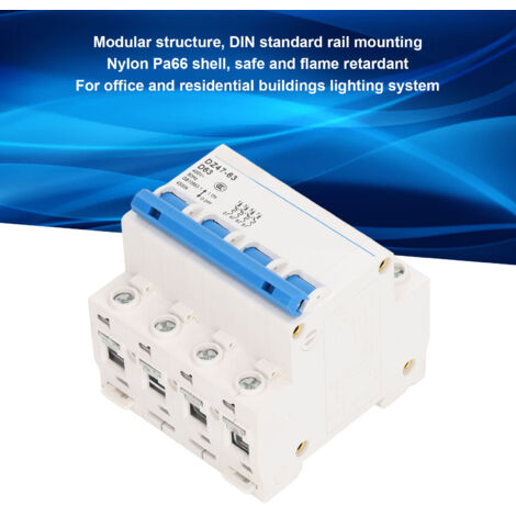 Disjoncteur Pour Installation Solaire Disjoncteur Miniature 4P 400V 40A IC65N – Protection Surcharge Et Court-circuit – Pour Solaire, Résidentiel, Industriel Disjoncteur Pour Installation Solaire Disjoncteur Miniature 4P 400V 40A IC65N – Protection Surcharge Et Court-circuit – Pour Solaire, Résidentiel, Industriel