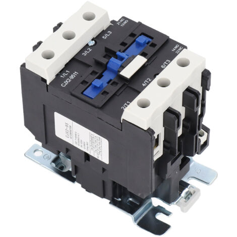 Contacteur AC 380V 18A CJX2-1810 – 3P + 1NO, Contacts Argent Épaissis, Boîtier Ignifuge ABS Pour Moteur & Distribution Électrique