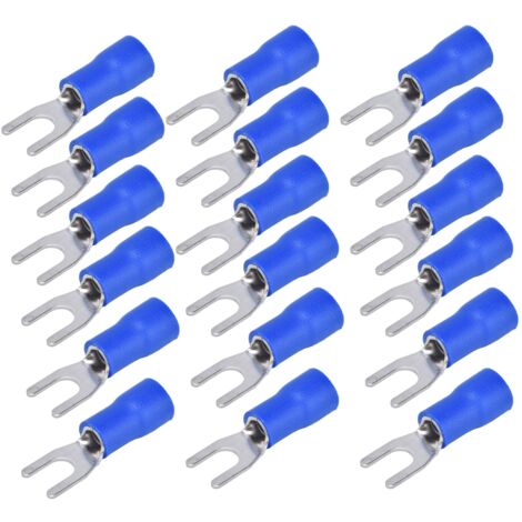 Kit de connecteurs à sertir de fil isolés, bornes à fourche 14-12awg, 50 pièces, pour équipement SV3.5-4