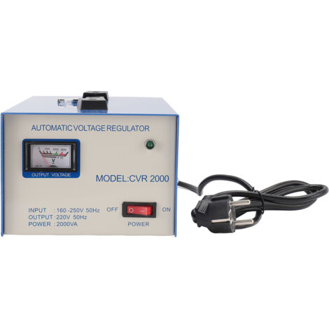R gulateur De Tension 2000W 1 Entr e Sortie Stabilisateur Automatique r-gulateur-de-tension-2000w-1-entr-e-sortie-stabilisateur-automatique