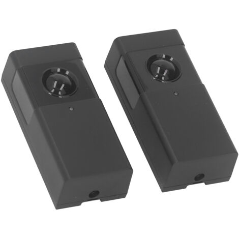 Capteur infrarouge d'ouverture de porte 940nm, portée de 30m, détecteur de porte à cellule photoélectrique à faisceau unique 12-24V pour la sécurité de la maison, noir