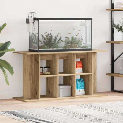 Support d'aquarium Chêne artisanal 120 x 40 x 60 cm Bois d'ingénierie (1/5)