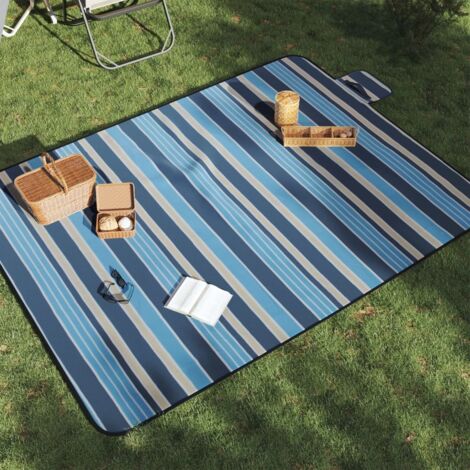 Couverture de pique-nique pliable 200x150 cm velours (1/5)