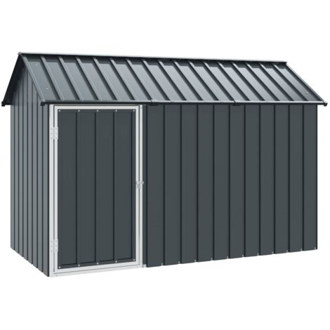 Cage pour oiseaux Anthracite 215 x 112 x 141 cm Acier galvanisé (1/5)