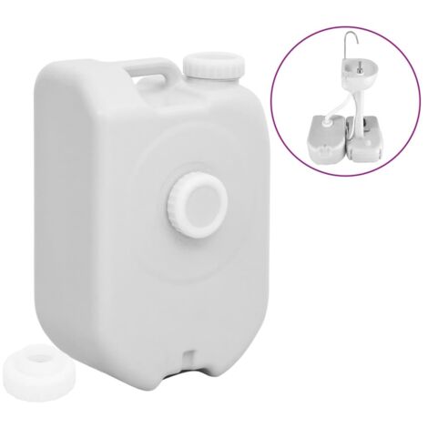 Réservoir d'eau portable avec adaptateur 24 L gris (1/5)