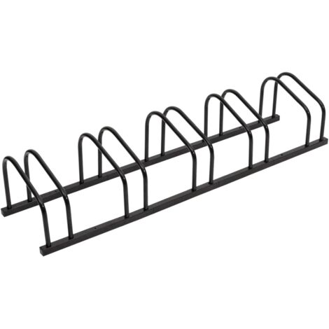 Porte-vélos pour 5 vélos noir acier (1/5)