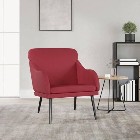 Fauteuil Bordeaux 63x76x80 cm Similicuir (1/5)