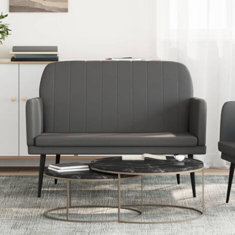 Banc Gris 107x80x81 cm Similicuir (1/5)