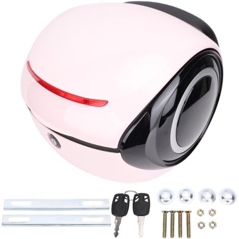 32L moto Top Case ABS Style sportif étanche coffre Portable pour motos avec porte-bagages arrière rose