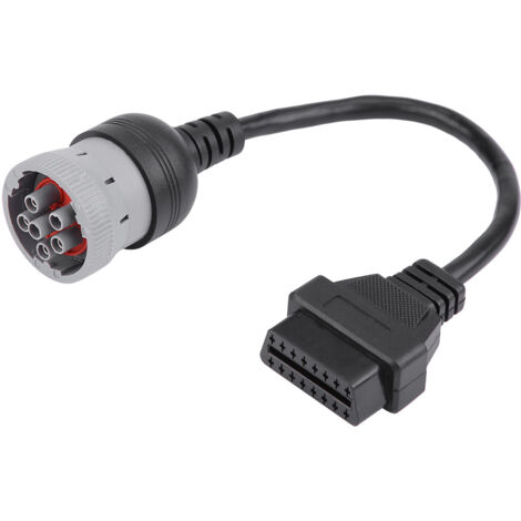 Adaptateur de diagnostic de camion, câble longue durée de vie 26AWG étanche PVC femelle 16 broches pour voiture (1/5)