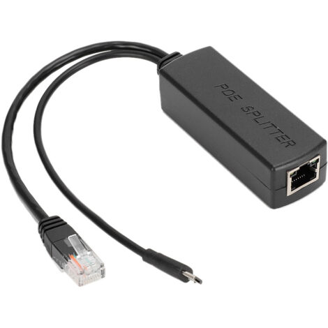 Adaptateur de répartiteur POE Ethernet DC48V à DC5V, Module d'injecteur, connecteur USB (1/5)