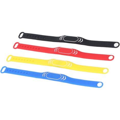 Bracelet NFC T5577ID copiable, résistant à l'eau, en Silicone, 4 couleurs, pour contrôle d'accès, système de présence dans les ascenseurs (1/5)