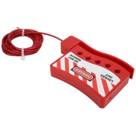 Durable portatif réglable de dureté élevée de lock-out de câble résistant à l'usure (1/5)