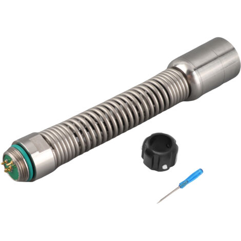 Tête de caméra d'inspection d'égout professionnelle de 23 mm, IP68, résistante à l'eau, diamètre de filetage de 15 mm, accessoire d'endoscope de vidange avec 12 lumières LED