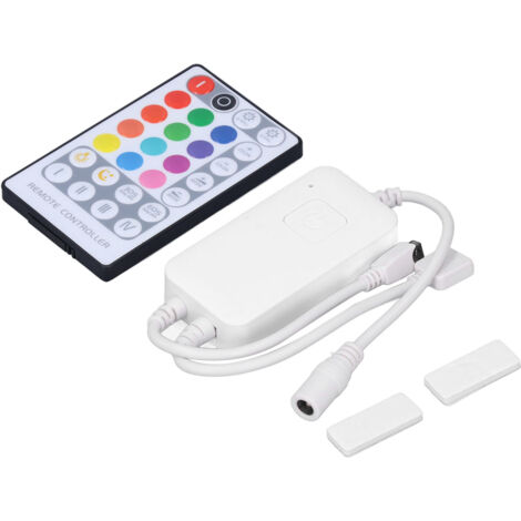 Contrôleur de bande lumineuse LED, lampe intelligente WIFI RGB avec télécommande IR 28 touches pour Bar à domicile KTV (1/5)