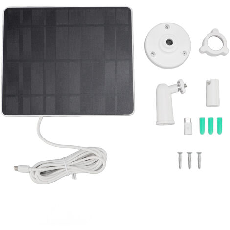 Panneau solaire 12W pour caméra de sécurité, chargeur extérieur en silicium monocristallin, sonnette, ventilateur, lampe de poche, petit moteur