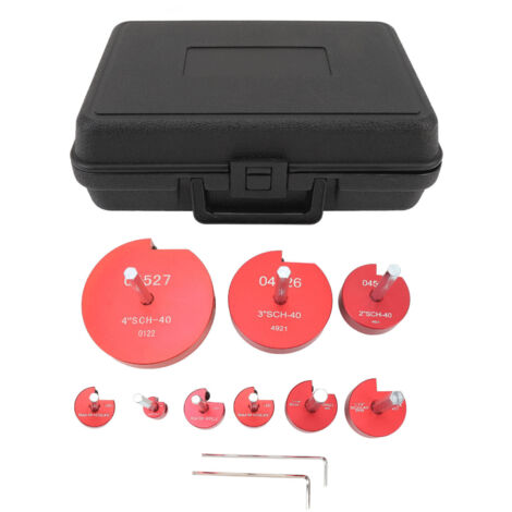 Alésoir de tuyau, Kit de raccords en PVC Standard professionnel pour canalisations d'eau, 8 pièces