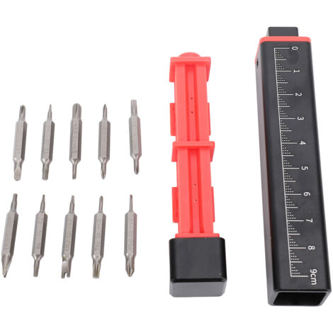 Jeu de tournevis 21 en 1 en acier allié avec embouts à Double extrémité pour téléphones, bureaux, ordinateurs, montres, lunettes (1/5)