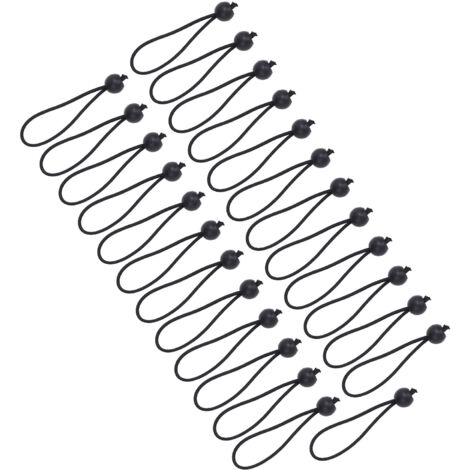 25 pièces boules élastiques 15cm 3.5mm corde élastique Bungie cordon pour Camping tente stockage bâche auvent arrimage (1/5)