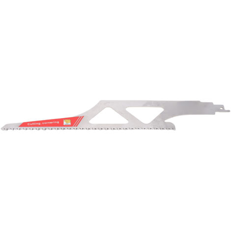 Lame de scie alternative 302mm de longueur 6TPI, recette irrégulière en acier inoxydable pour la coupe du bois, des tuyaux en PVC et du plastique (1/5)