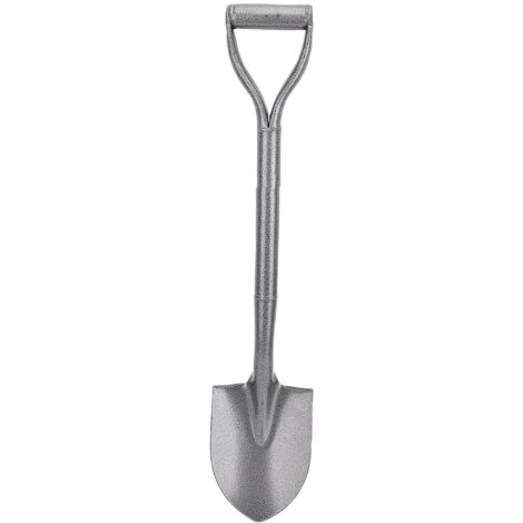 Pelle entièrement métallique intégrée, poignée en D, tête de pointe de 76cm, en acier au manganèse, pour creuser la plantation en Camping (1/5)