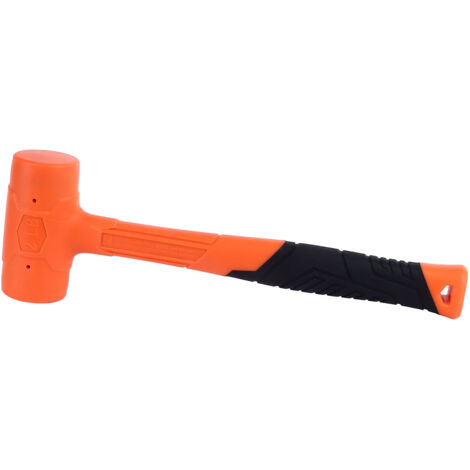 Marteau à maillet en caoutchouc, outil Portable à peau dure Non rebondissante pour l'installation, frappe 2lb