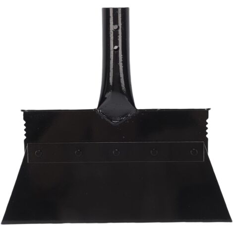 Tête de pelle plate de 28CM, outil de grattoir multifonctionnel en acier robuste pour le nettoyage du jardin, le désherbage, le déneigement (1/5)