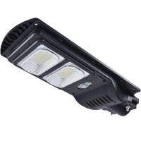 Nannigr 500w Solaire Exterieur Lampadaire-234 LED DéTecteur de Projecteur LED Jardin Lampe avec TéLéCommande 6500k 10000lm Blanc Froid IP65 Impermable Pour Rue Garage Éclairage public
