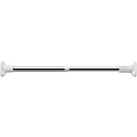 Nannigr Tringle à rideaux télescopique sans perçage pour salle de bain, fenêtre, penderie, 50-80 cm (diamètre 22 mm)