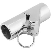 Raccord de tuyau de raccord de tuyau de raccord pivotant en acier inoxydable marin raccord de matériel de bateau (22mm)
