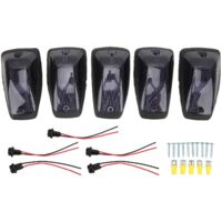 5 jeux de feux de toit de voiture 12V LED universels SUV pick-up lumière supérieure de cabine lumière de dme