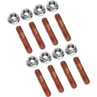 Kit De Goujons Turbo Filetés M8 1.25, 8 Pièces, Alliage Métallique De